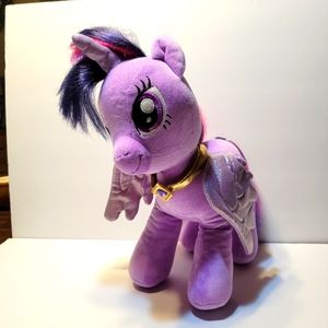 Build a bear my little pony Twilight Sparkle with necklace. Med sz plush.